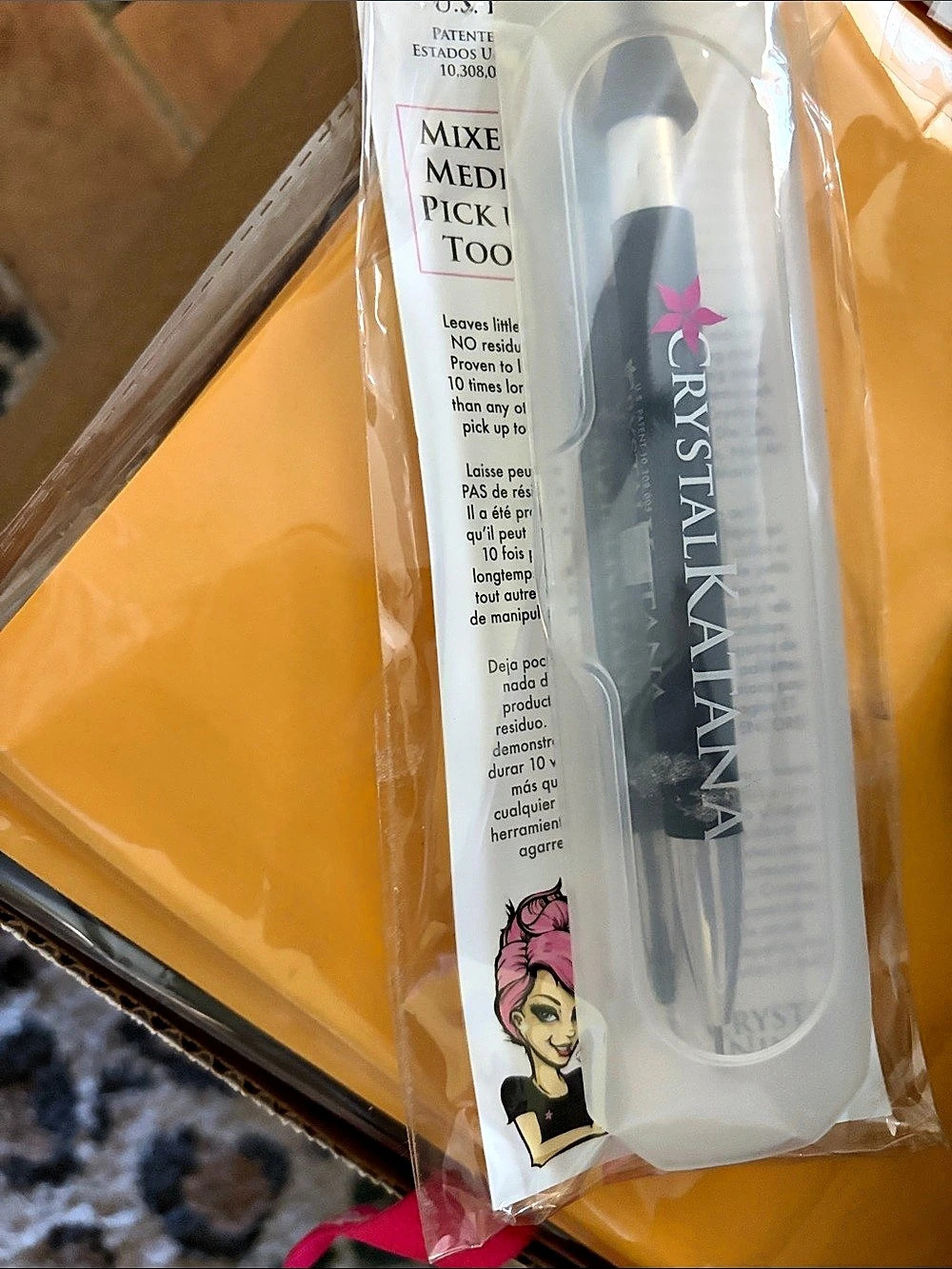 Crystal Katana Mixed Media Pick-Up Tool Nail Art Tool NWT